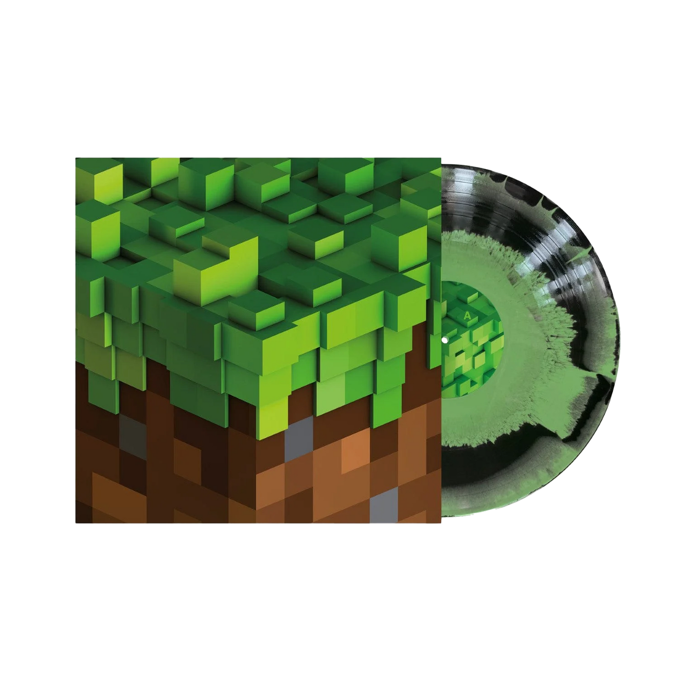 Minecraft Volume Alpha Vinyl (Emerald Ore Swirl)