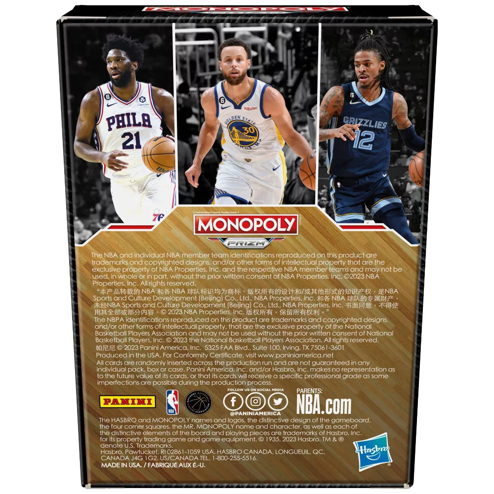 2022-23 Panini NBA Monopoly Prizm (Blaster Box)