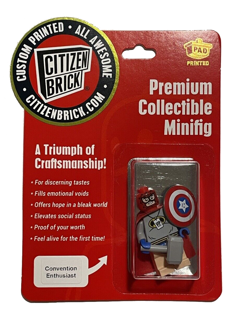 Citizen Brick Convention Enthusiast Lego Minifig