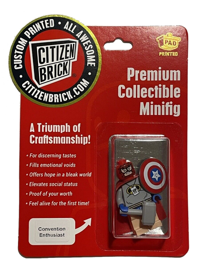 Citizen Brick Convention Enthusiast Lego Minifig