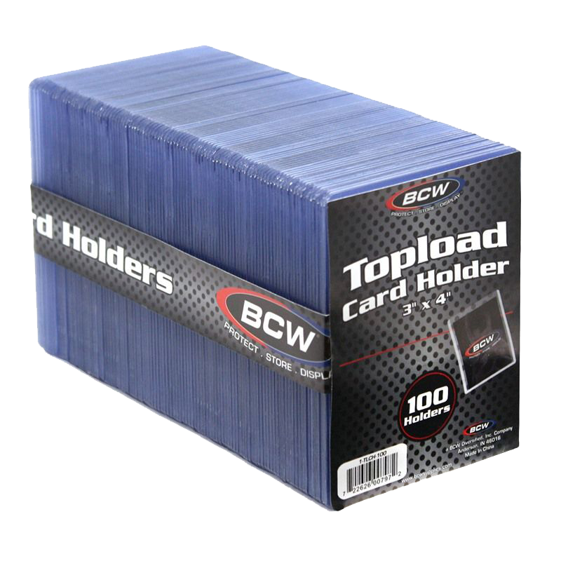 3x4 Topload Card Holder (100 Ct)