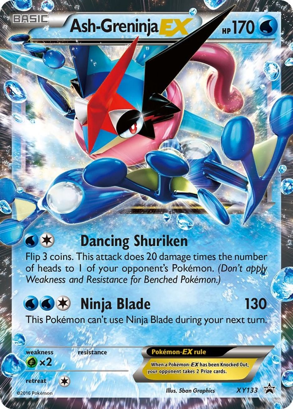 Ash-Greninja EX · XY133 XY Promos (PR)