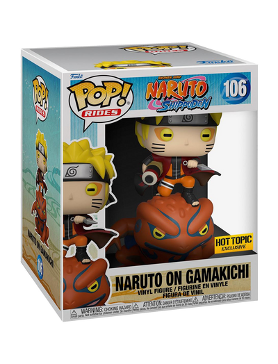 Funko Naruto Pop! Rides Naruto On Gamakichi