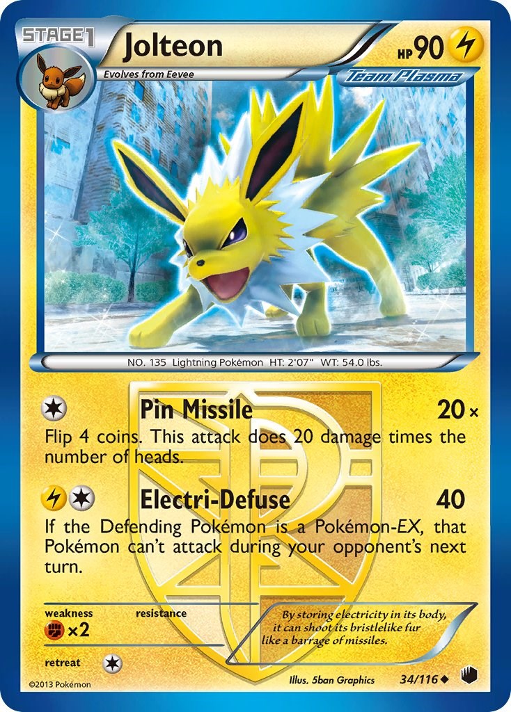 Jolteon (Team Plasma) - Plasma Freeze (PLF)