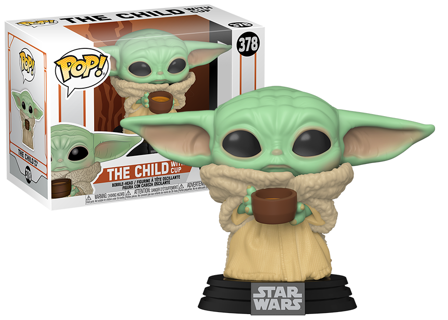 Funko Pop! The Mandalorian The Child (with Cup)