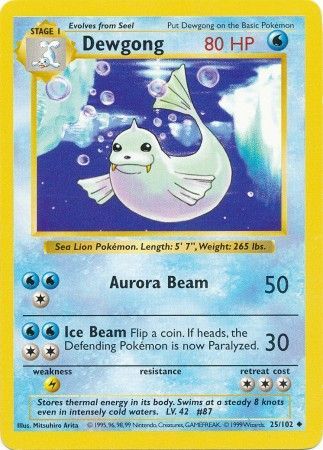 Dewgong · Base Set (BS) #25