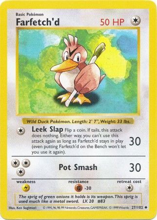 Farfetch’d · Base Set (BS) #27