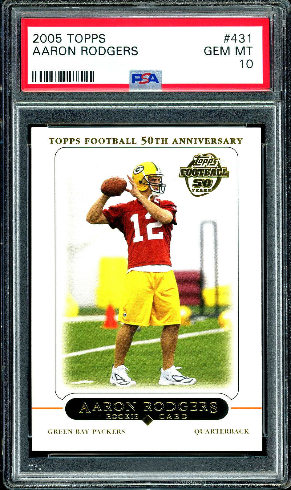 2005 Topps Aaron Rodgers #431 (PSA 10)