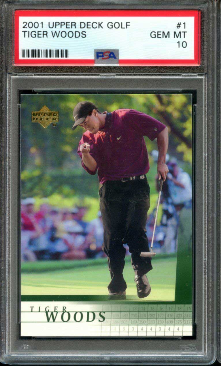 2001 Upper Deck Golf Tiger Woods #1 (PSA 10)