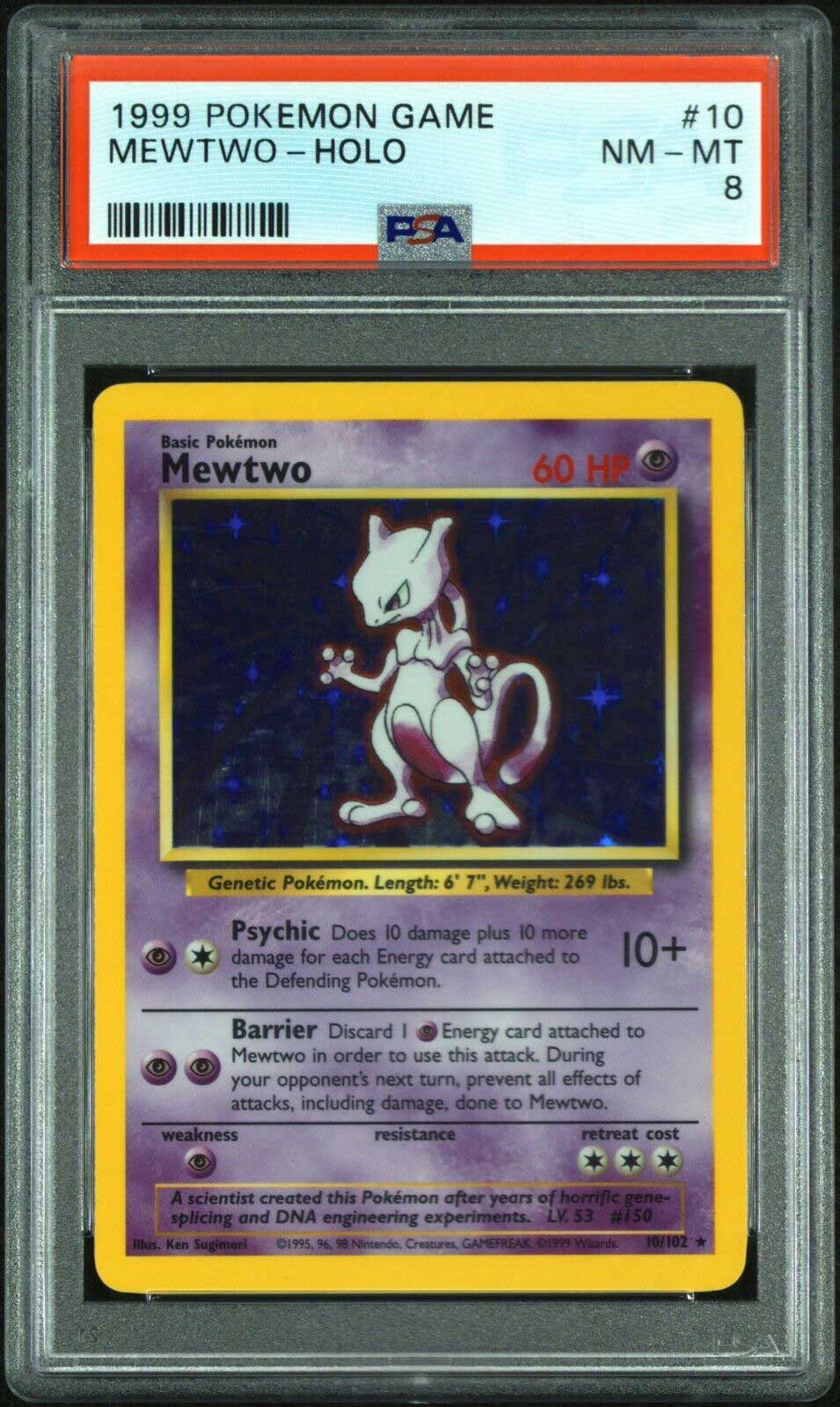 2019 Mewtwo-Holo #10 (PSA 8)