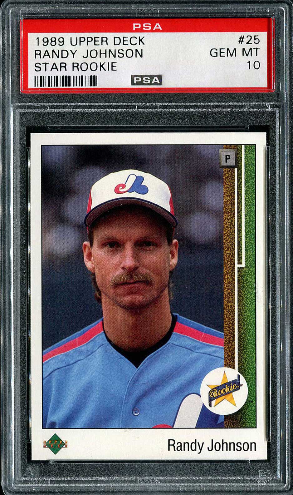 1989 Upper Deck Randy Johnson #25 Star Rookie (PSA 10)