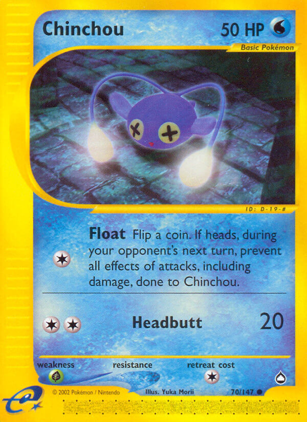 Chinchou · Aquapolis (AQ) #70