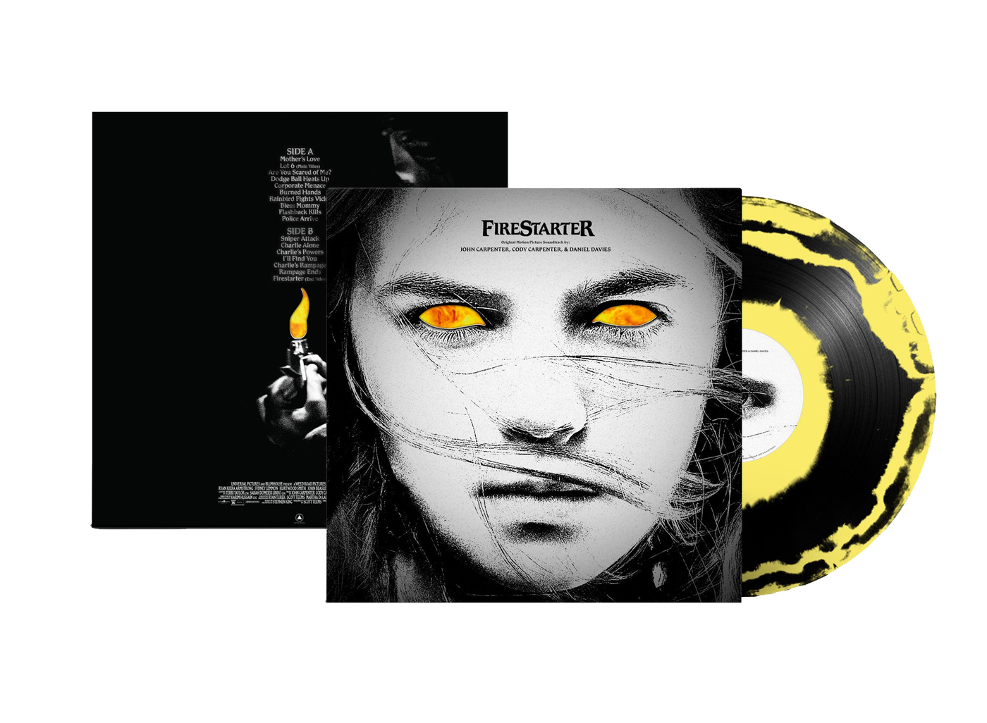 Firestarter Motion Picture Soundtrack (Black & Yellow Starburst)