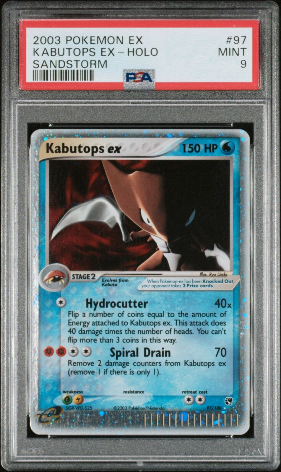 2003 Kabutops ex Sandstorm #97 (PSA 9)